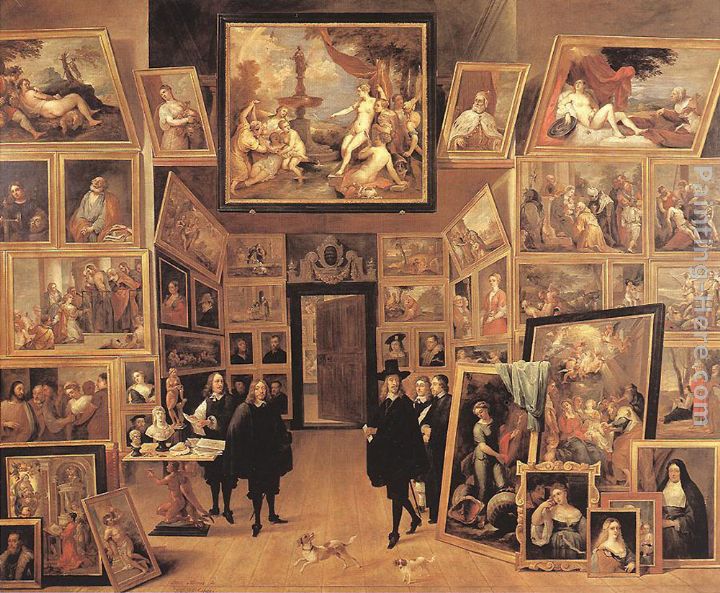 Archduke Leopold Wilhelm in his Gallery painting - David the Younger Teniers Archduke Leopold Wilhelm in his Gallery art painting